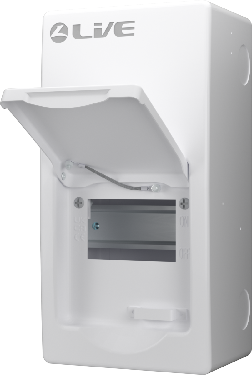 Live Electrical 4 Way Metal Consumer Unit Enclosure LSMC04