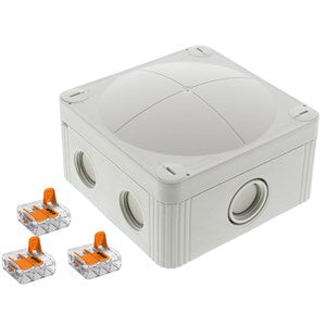 Wiska COMBI 407 with 3 x Wago 221 Terminals IP66 Junction Box