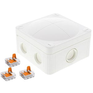 Wiska COMBI 407 with 3 x Wago 221 Terminals IP66 Junction Box