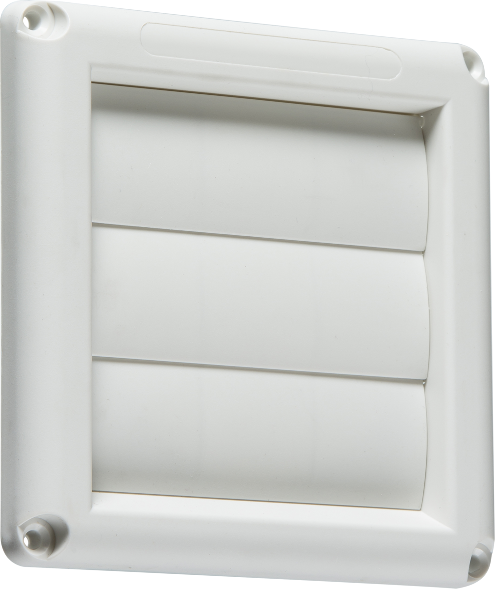 Knightsbridge 100mm 4" Gravity Shutter White EX007W