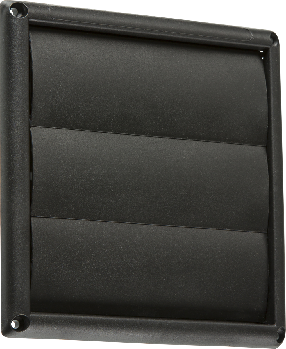 Knightsbridge 100mm 4" Gravity Shutter Black EX007B