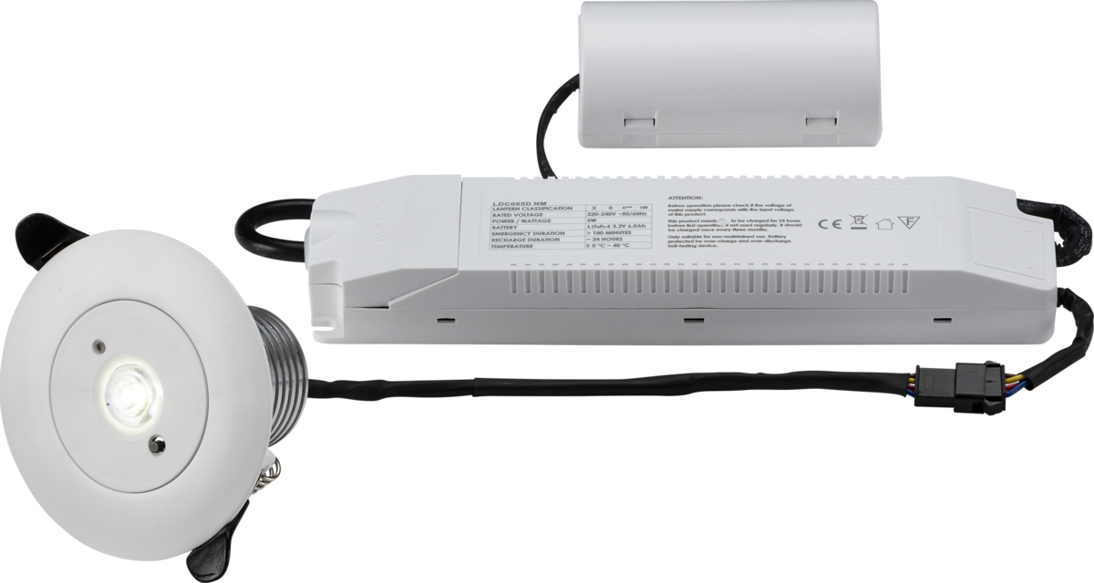 Knightsbridge IP20 5W LED Emergency Downlight 5500K (non-maintained use only) ENM5C