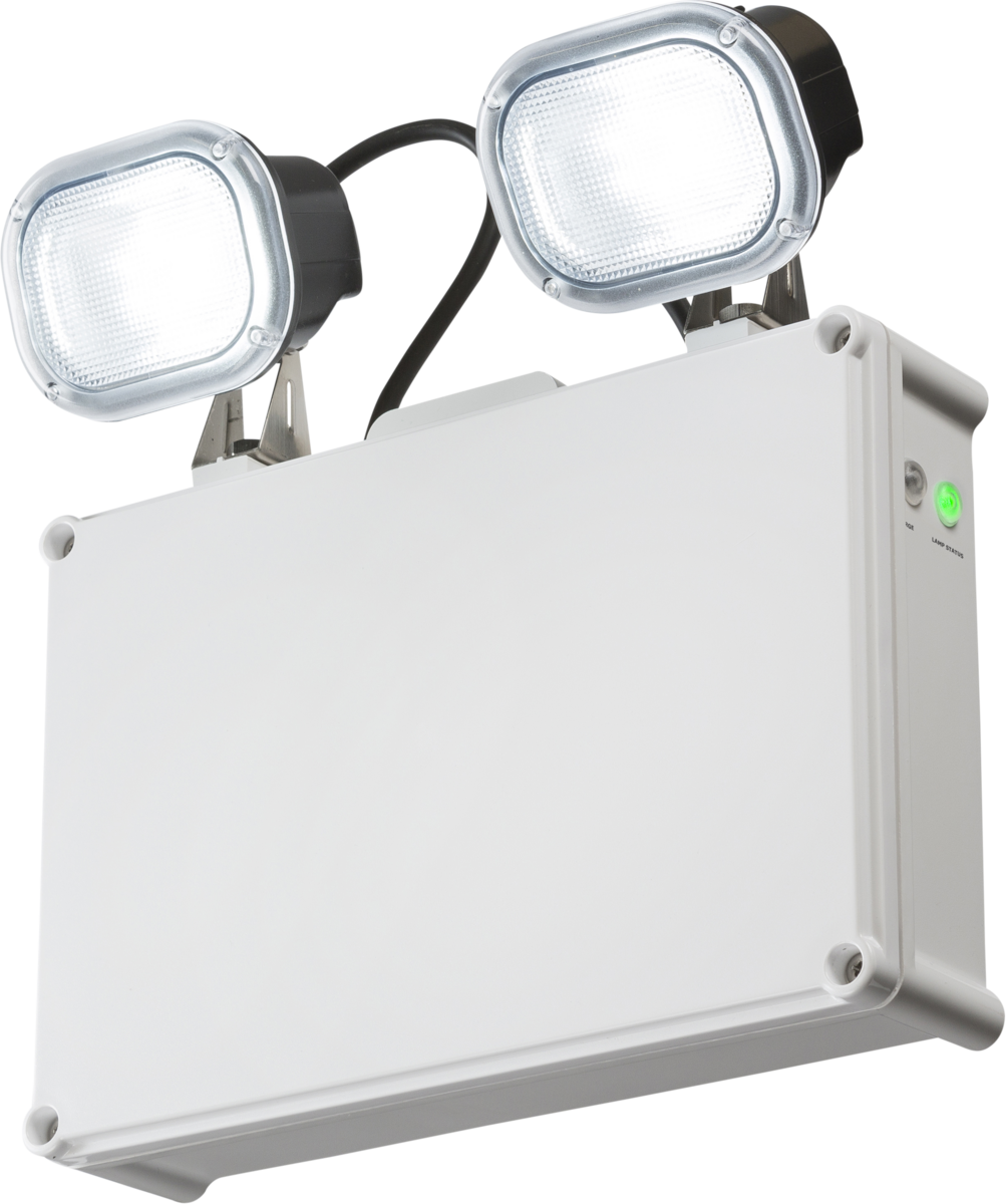 Knightsbridge IP65 2 x 3W LED Twin Emergency Spotlight EMTWINLIP