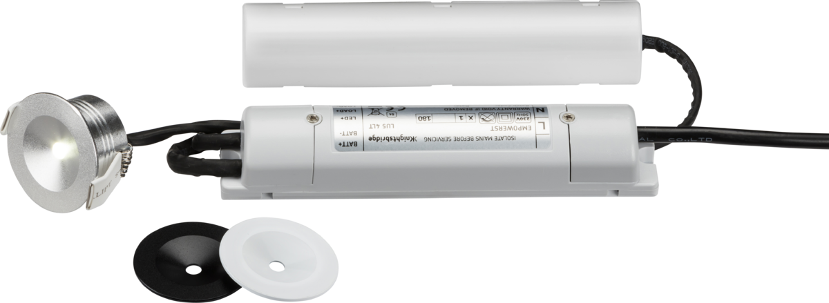 Knightsbridge IP20 3W LED Emergency Downlight Self Test EMPOWERSTL