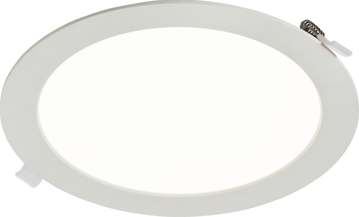 Knightsbridge KARA IP20 18W 224mm 4000K LED Round Panel KA18CW
