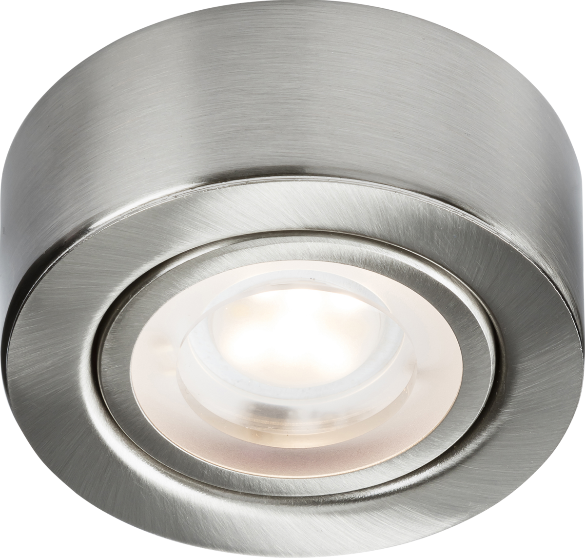 Knightsbridge 230V 2W LED Under Cabinet Light with Adjustable CCT Brushed Chrome CABCTBC