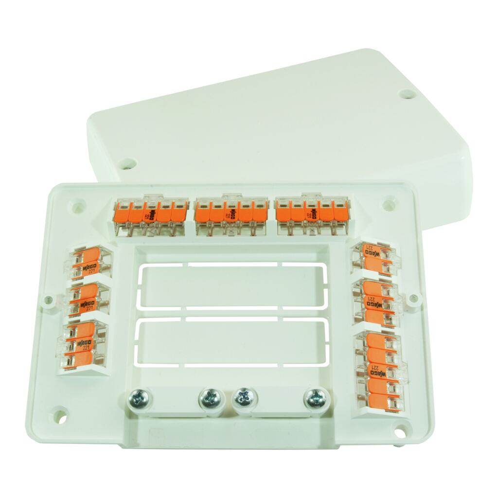 Wago Box L32 Multi Purpose Junction Box with Pre Installed Connectors 207-3309