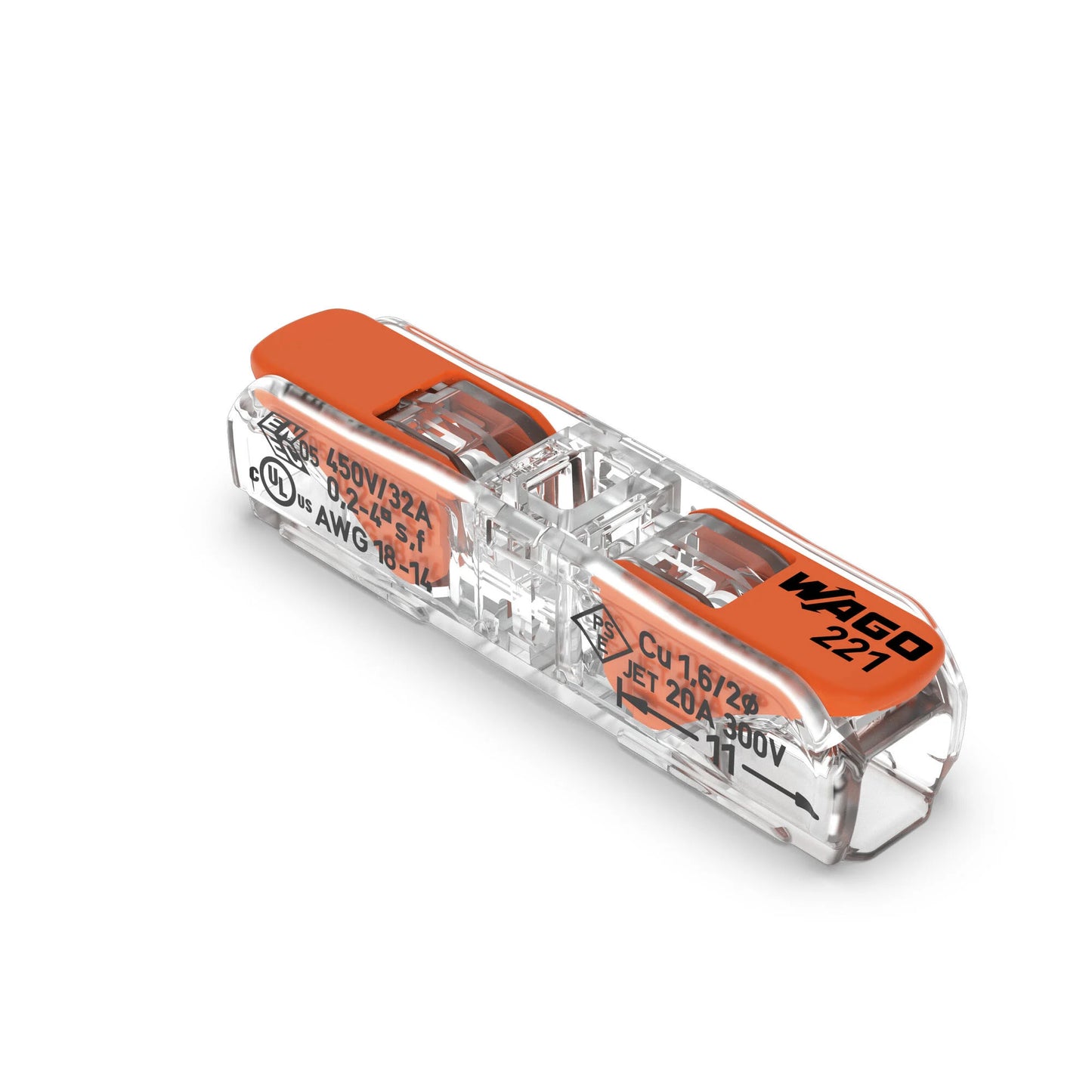Wago 32A Inline Splicing Connector 221-2411