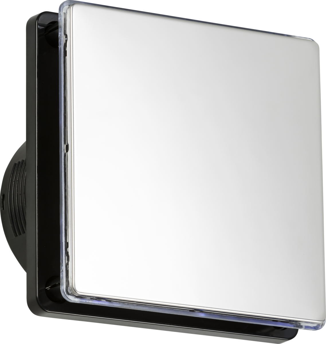 Knightsbridge 100mm 4" LED Backlit Extractor Fan with Overrun Timer Polished Chrome EX004TPC