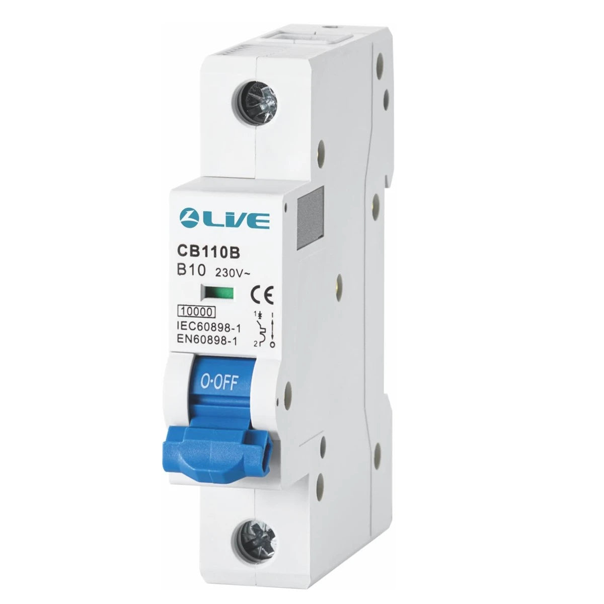 Live Electrical 32A 1 Pole C Curve 10kA MCB CB132C