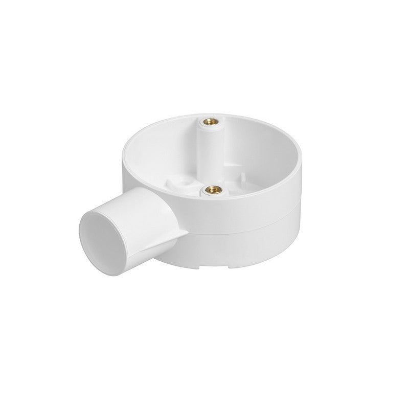 Bendex 25mm White 1 Way Terminal Stop End PVC Conduit Box CJB251WTWH