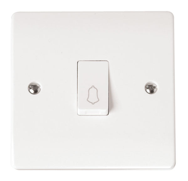 Click Mode 10AX 1 Gang 1 Way Retractive Bell Switch CMA027