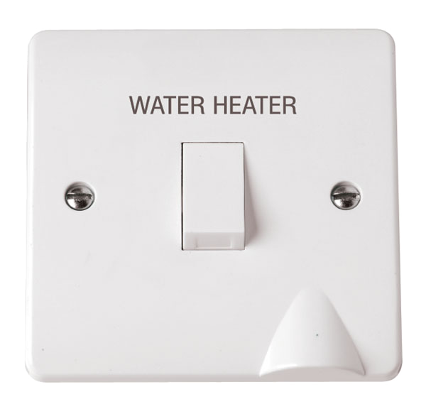 Click Mode 20A DP Water Heater Switch with Flex Outlet CMA044