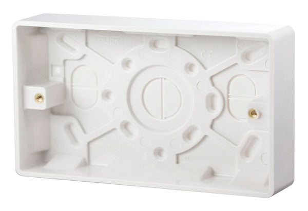 Click Mode 2 Gang 25mm Pattress Back Box CMA082