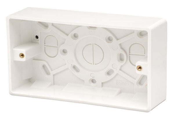 Click Mode 2 Gang 35mm Pattress Back Box CMA084
