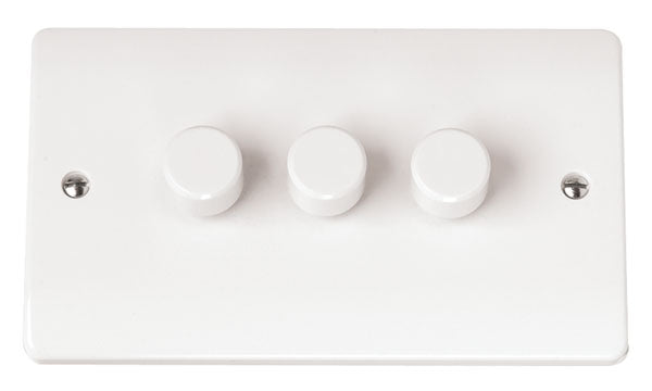 Click Mode 3 Gang 2 Way 100W LED Dimmer Switch CMA163