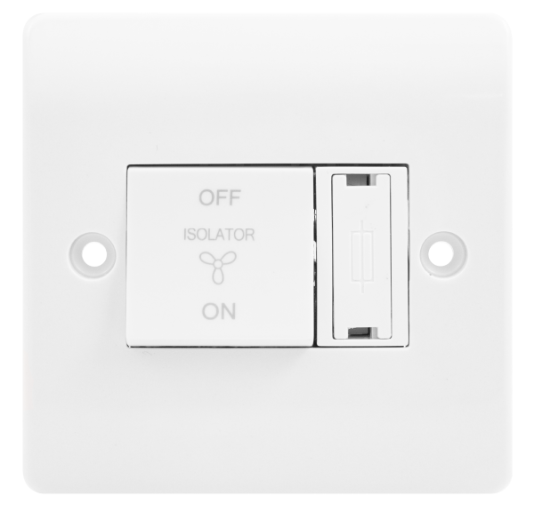Click Mode 10A 3 Pole Fan Isolator & 3A Fused Connection Module CMA3020