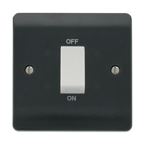 Click Part M 45A DP 1 Gang Plate Switch CMA500AG