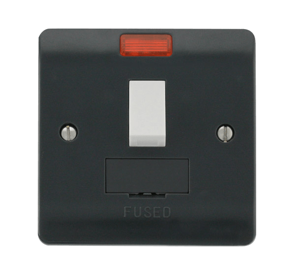 Click Part M 13A Switched Fused Spur Connection Unit with Neon CMA652AG