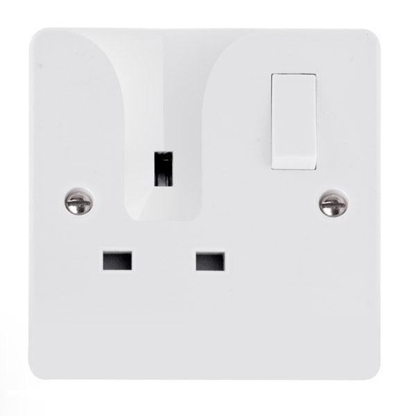 Click Mode 13A 1 Gang DP Switched Locating Plug Socket Outlet CMA735