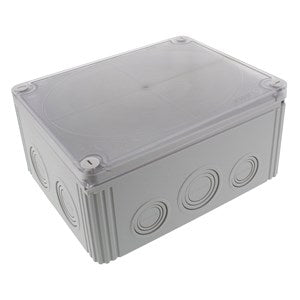 Wiska COMBI 1610 EMPTY CLEAR LID IP66 Junction Box