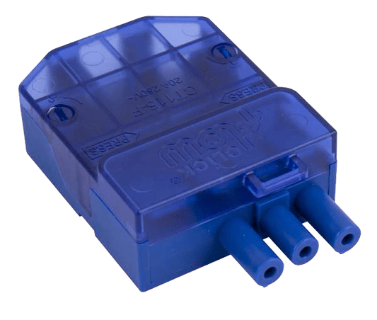 Click Flow 250V 20A 3 Pin Female Connector (Push Fit) with Loop CT115F