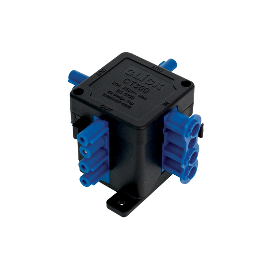 Click Flow 250V 20A 4 Pin 1 In 3 Out Hub CT300