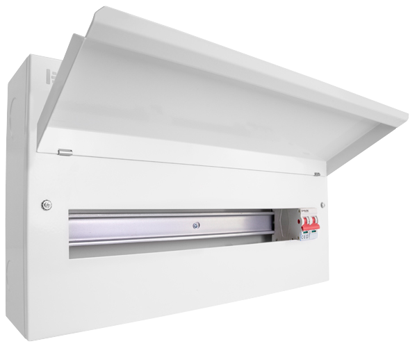 Click Elucian 22 Way (20 Free) Metal Consumer Unit with 100A Mains Switch CUEB22MS20