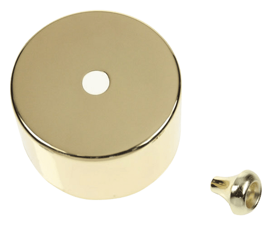 Click Essentials Brass Cover for PRC210 Ceiling Pull Cord Switch CV210BR