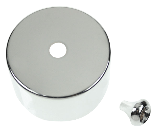 Click Essentials Chrome Cover for PRC210 Ceiling Pull Cord Switch CV210CH