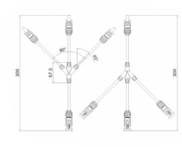 Y3 Solar Branch Connector Set DSY3
