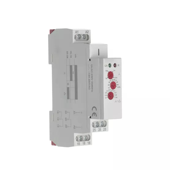 Europa 110-240V AC/DC 10A Single Phase Under or Over Voltage Phase Failure Relay ECPF02