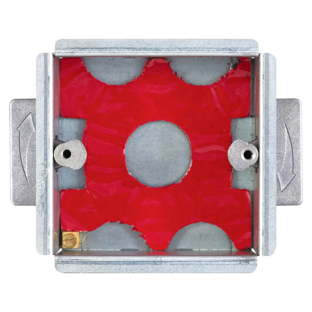 Selectric 1 Gang 35mm Fire Rated Steel Dry Lining Back Box FRB-1