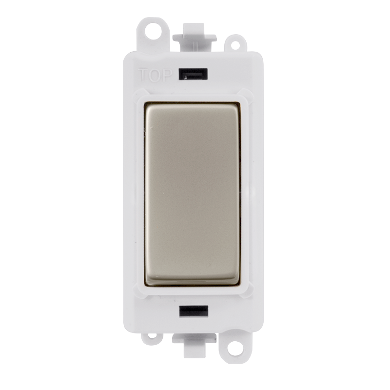 Click Gird Pro 20AX 3 Position Retractive White Insert Switch Module GM2075PWxx