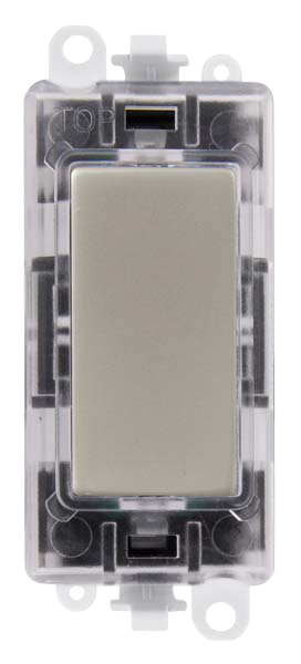 Click Grid Pro 250V Red Transparent Illuminated Blank Module GM2008RTxx