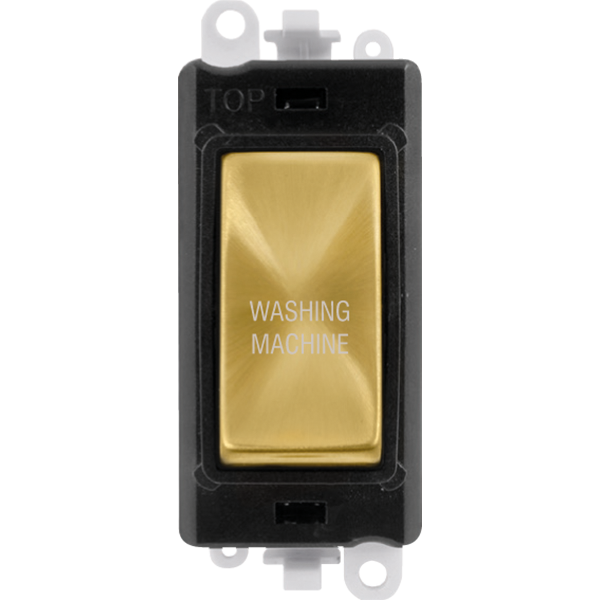 Click Gird Pro 20AX DP WASHING MACHINE Black Insert Switch Module GM2018BKxx-WM