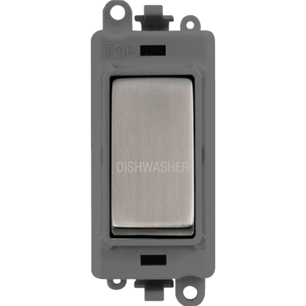 Click Gird Pro 20AX DP DISHWASHER Grey Insert Switch Module GM2018GYxx-DW