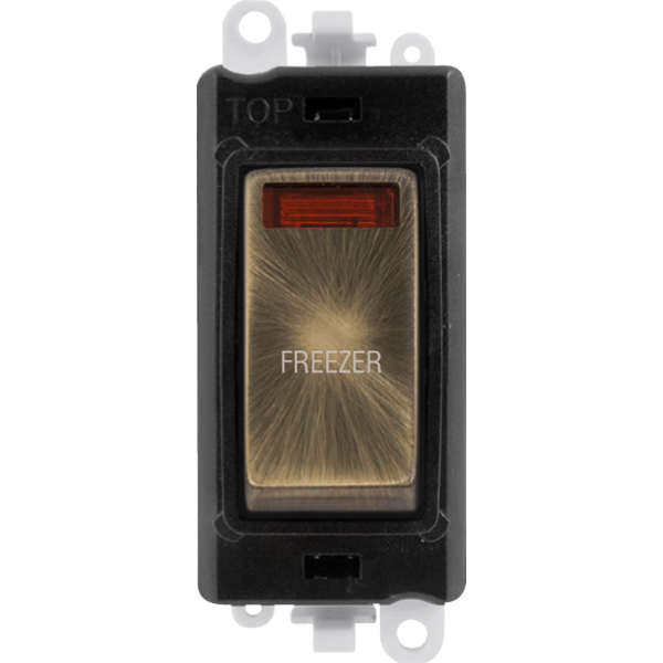 Click Gird Pro 20AX DP FREEZER Black Insert Switch Module with Neon GM2018NBKxx-FZ