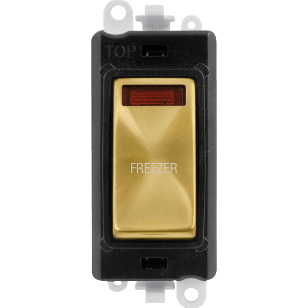 Click Gird Pro 20AX DP FREEZER Black Insert Switch Module with Neon GM2018NBKxx-FZ