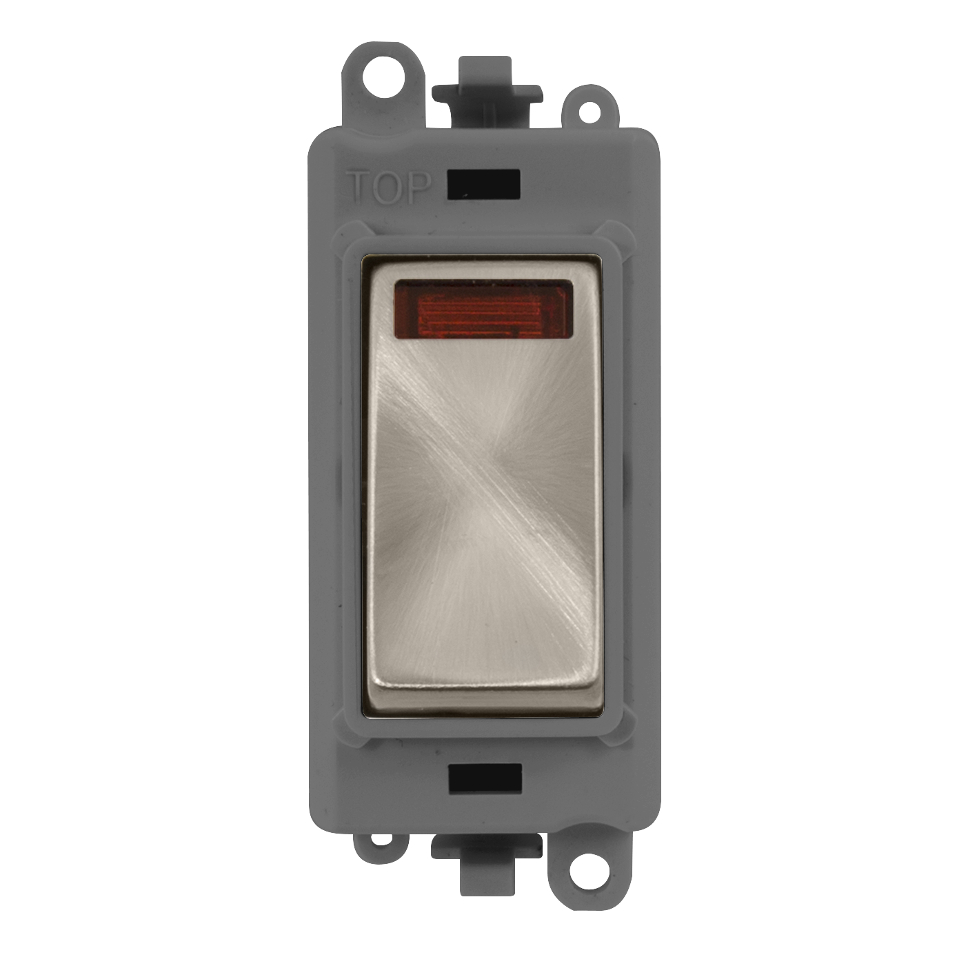 Click Gird Pro 20AX DP Grey Insert Switch Module with Neon GM2018NGYxx