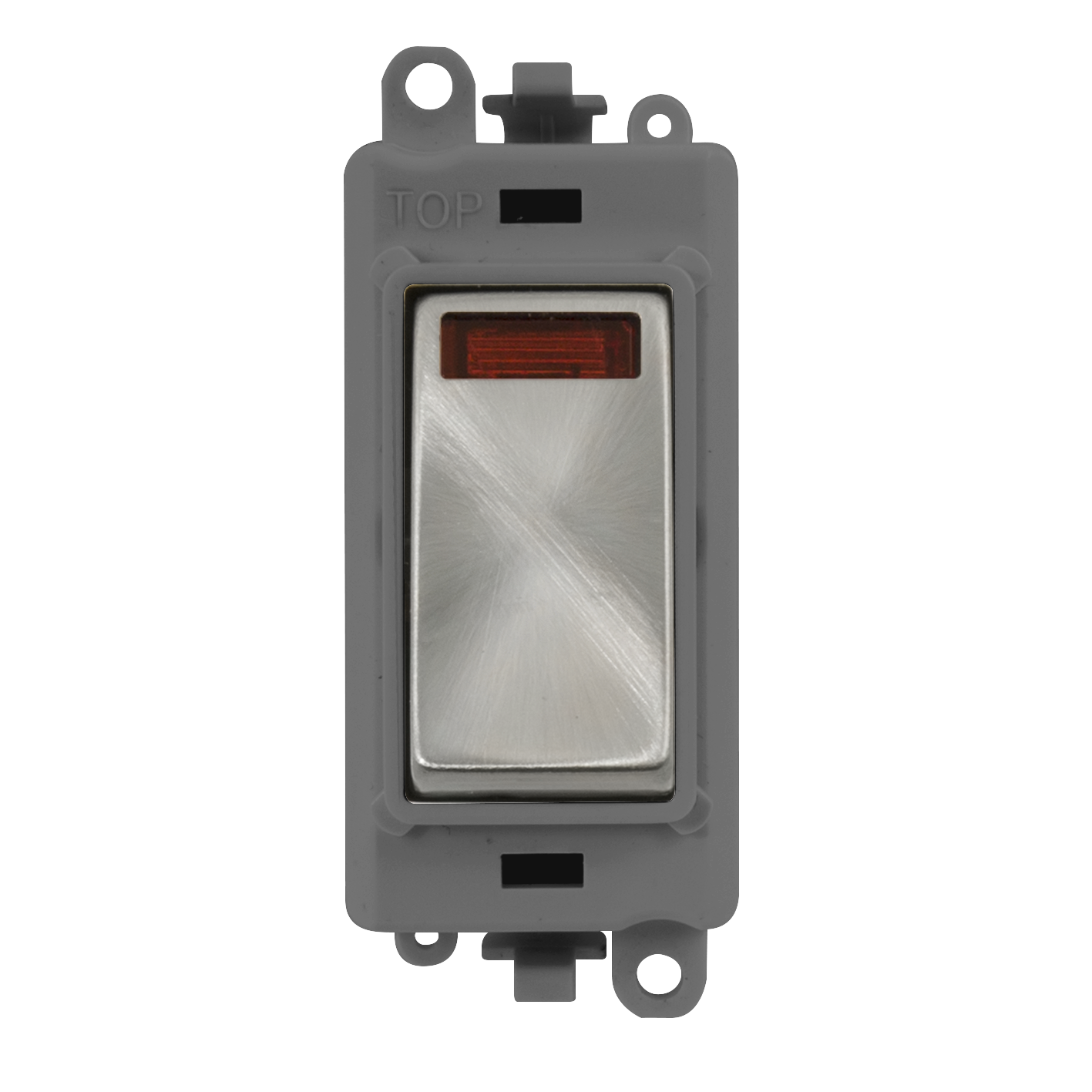 Click Gird Pro 20AX DP Grey Insert Switch Module with Neon GM2018NGYxx