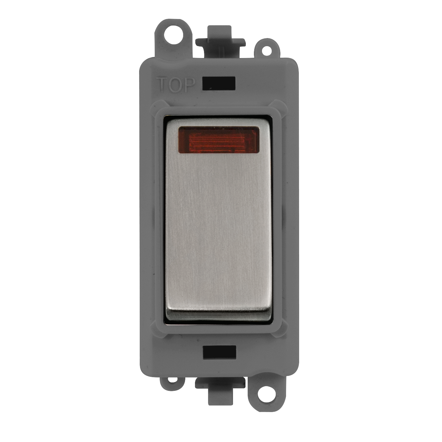Click Gird Pro 20AX DP Grey Insert Switch Module with Neon GM2018NGYxx