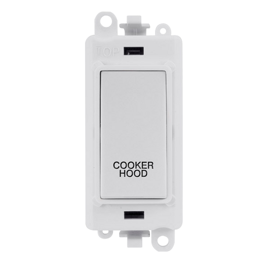 Click Gird Pro 20AX DP COOKER HOOD White Insert Switch Module GM2018PWxx-CH