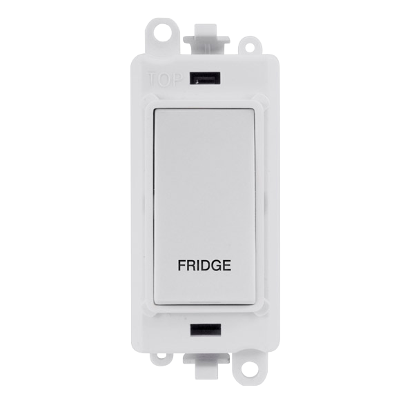 Click Gird Pro 20AX DP FRIDGE White Insert Switch Module GM2018PWxx-FD