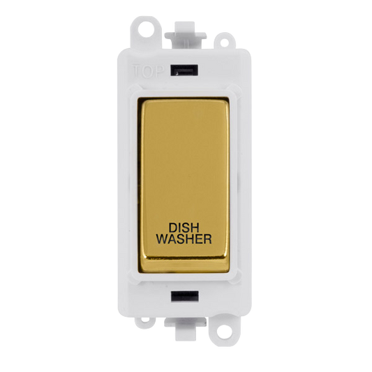 Click Gird Pro 20AX DP DISHWASHER White Insert Switch Module GM2018PWxx-DW