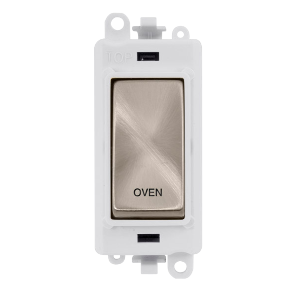 Click Gird Pro 20AX DP OVEN White Insert Switch Module GM2018PWxx-OV