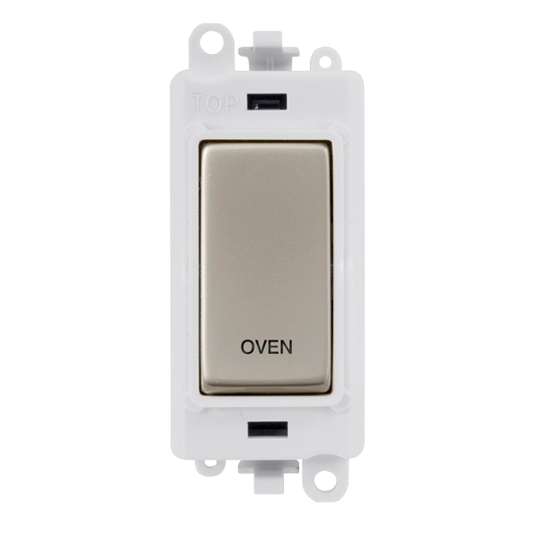 Click Gird Pro 20AX DP OVEN White Insert Switch Module GM2018PWxx-OV