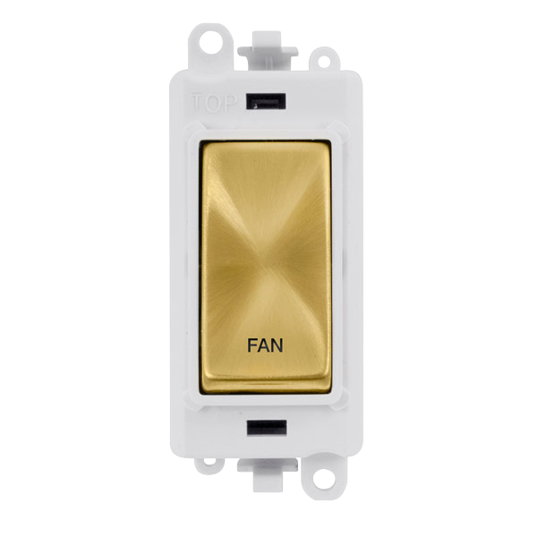 Click Gird Pro 20AX DP FAN White Insert Switch Module GM2018PWxx-FN