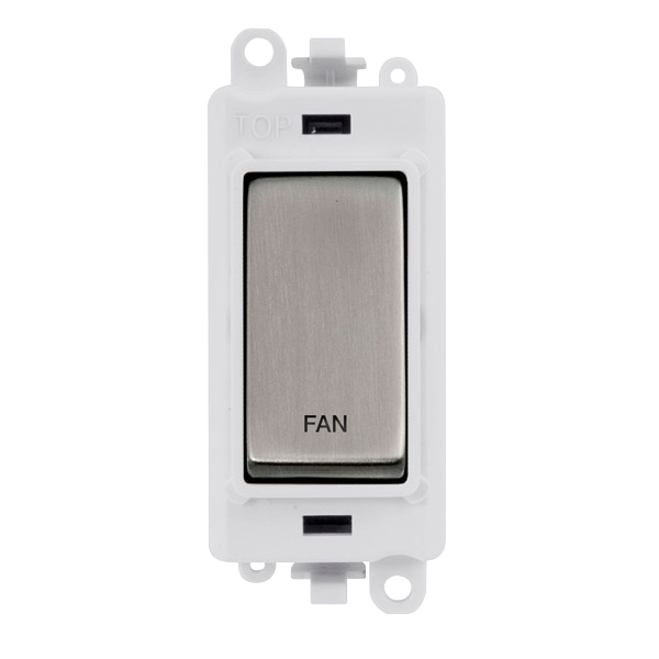 Click Gird Pro 20AX DP FAN White Insert Switch Module GM2018PWxx-FN