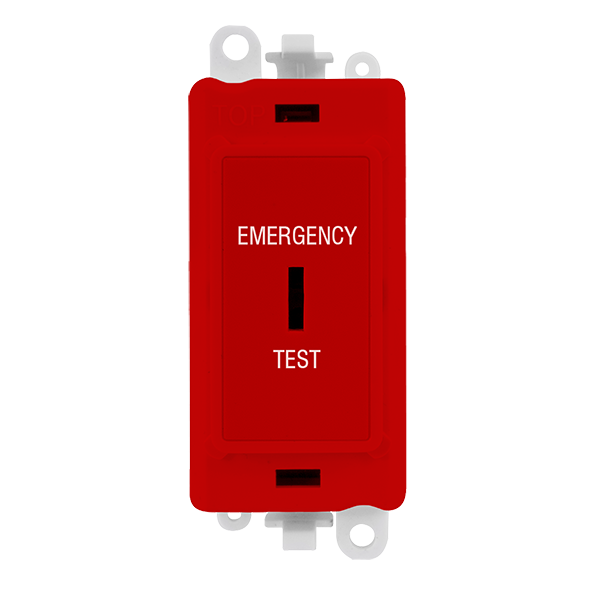 Click Gird Pro 20AX DP EMERGENCY TEST Keyswitch Red Switch Module GM2046RD